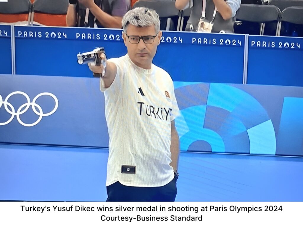 Turkey’s Yusuf Dikec wins silver medal in shooting at Paris Olympics 2024 - manhattan